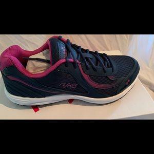 New Ryka Ladies 71/2 Navy/Pink DASH 3 Walking